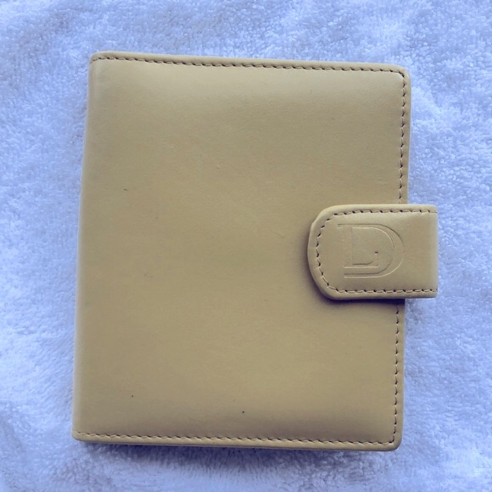 Genuine leather. Retro/ vintage address book with wallet. Leather. unused.